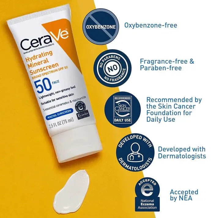 CeraVe 4-in-1 Skincare Kit – Cleanser, Serum, Night Cream & Sunblock for Healthy, Radiant Skin